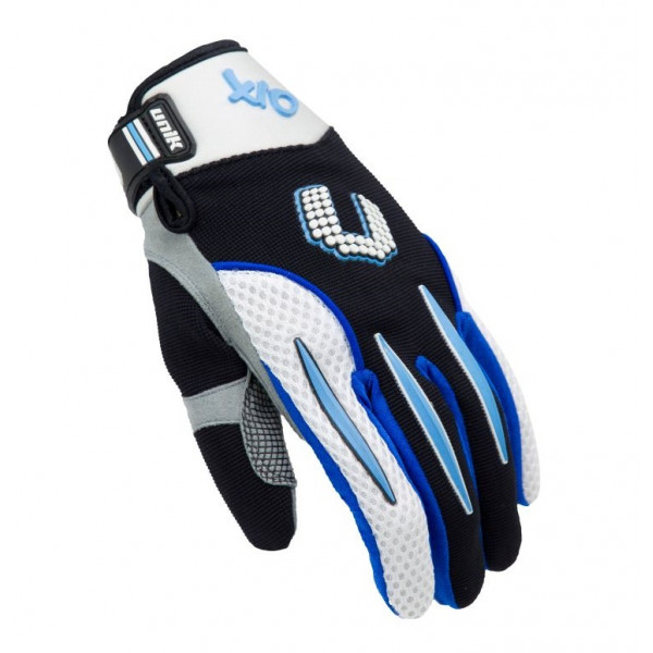 Manusi motociclete cross-enduro unisex Unik Racing model X-10 culoare: albastru [1]