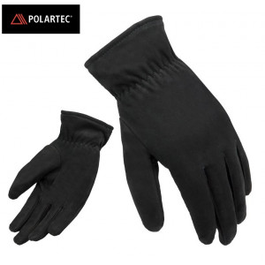 Manusi iarna piele (nobuck) motociclete barbati Unik Racing model C-7 culoare: negru