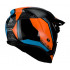 Casca MT Streetfighter SV Twin A4 negru/albastru/portocaliu fluor lucios (ochelari soare integrati) - masca (protectie) barbie si cozoroc detasabile [3]