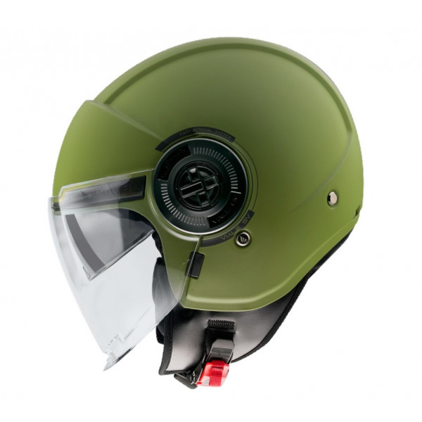 Casca MT Viale SV A6 verde mat (ochelari soare integrati) [1]