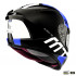 Casca integrala MT Blade 2 SV 89 B7 albastru lucios (ochelari soare integrati) [3]