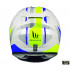 Casca integrala MT Rapide Duel H4 galben fluor/alb/albastru lucios (fibra sticla) [4]