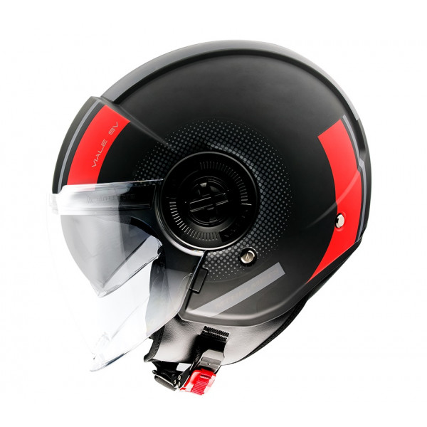 Casca MT Viale SV Phantom C5 rosu mat (ochelari soare integrati) [1]