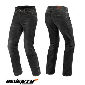 Blugi (jeans) moto barbati Seventy model SD-PJ2 tip Regular fit culoare: negru (cu insertii Aramid Kevlar) Blugi (jeans) moto barbati Seventy model SD-PJ2 tip Regular fit culoare: negru (cu insertii Aramid Kevlar)