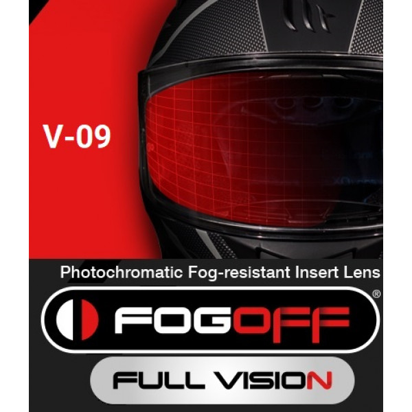 Lentila antiaburire fotocromatica pinlock - compatibila cu castile integrale MT KRE SV - KRE Snake Carbon (tip MT-V-09) - Max Vision [1]