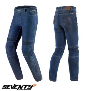 Blugi (jeans) moto femei Seventy model SD-PJ8 tip Slim fit culoare: albastru (insertii Aramid Kevlar) Blugi (jeans) moto femei Seventy model SD-PJ8 tip Slim fit culoare: albastru (insertii Aramid Kevlar)