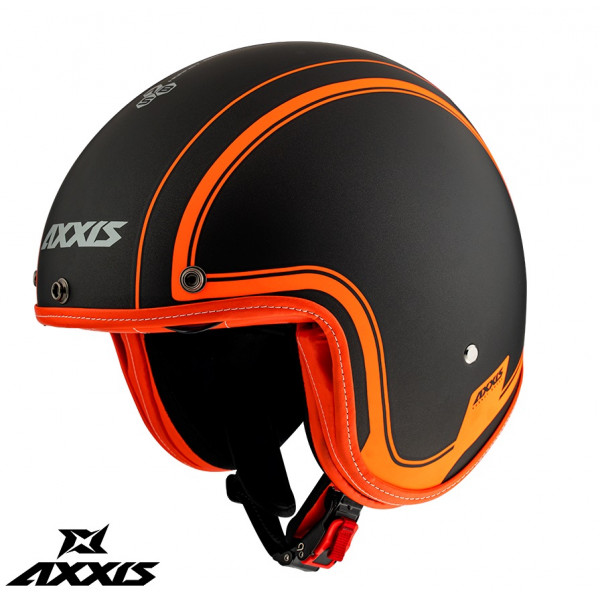 Casca Axxis model Hornet SV Royal A4 portocaliu fluor mat (ochelari soare integrati) [1]