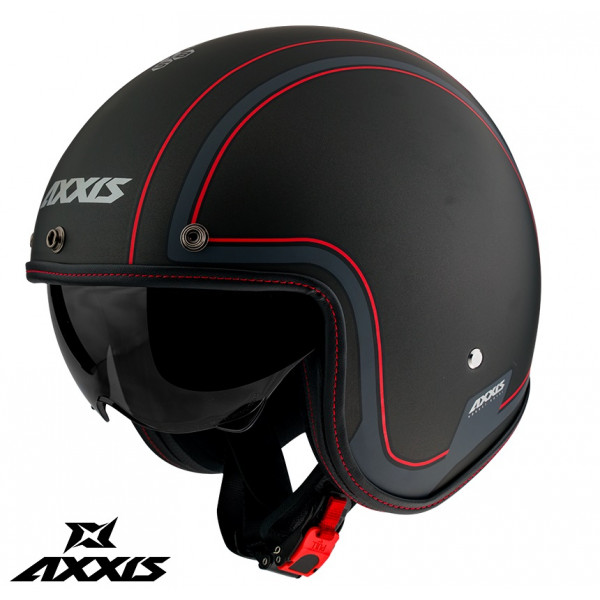 Casca Axxis model Hornet SV Royal B1 negru mat (ochelari soare integrati) [1]