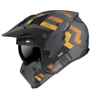 Casca MT Streetfighter SV Skull2020 A12 gri mat (ochelari soare integrati) - masca (protectie) barbie si cozoroc detasabile Casca MT Streetfighter SV Skull2020 A12 gri mat (ochelari soare integrati) - masca (protectie) barbie si cozoroc detasabile