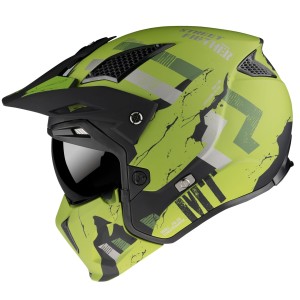 Casca MT Streetfighter SV Skull2020 A16 verde mat (ochelari soare integrati) - masca (protectie) barbie si cozoroc detasabile Casca MT Streetfighter SV Skull2020 A16 verde mat (ochelari soare integrati) - masca (protectie) barbie si cozoroc detasabile