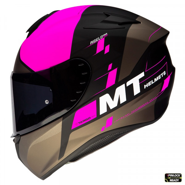Casca integrala MT Targo Rigel A8 roz fluor mat – tip MT-V-14 [1]