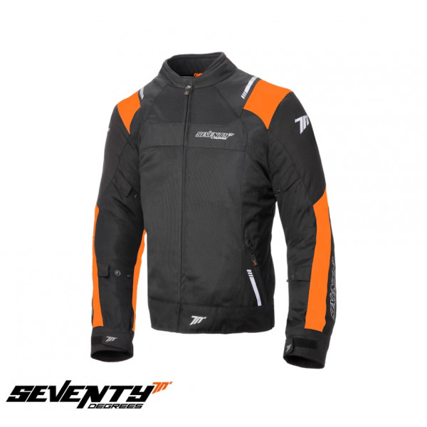 Geaca (jacheta) barbati Racing vara Seventy model SD-JR52 culoare: negru/portocaliu [1]