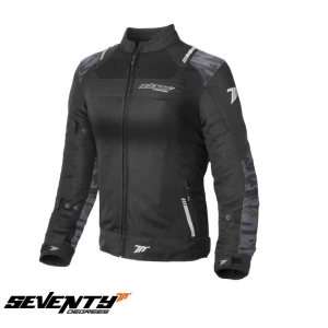 Geaca (jacheta) femei Racing vara Seventy model SD-JR54 culoare: negru/camuflaj