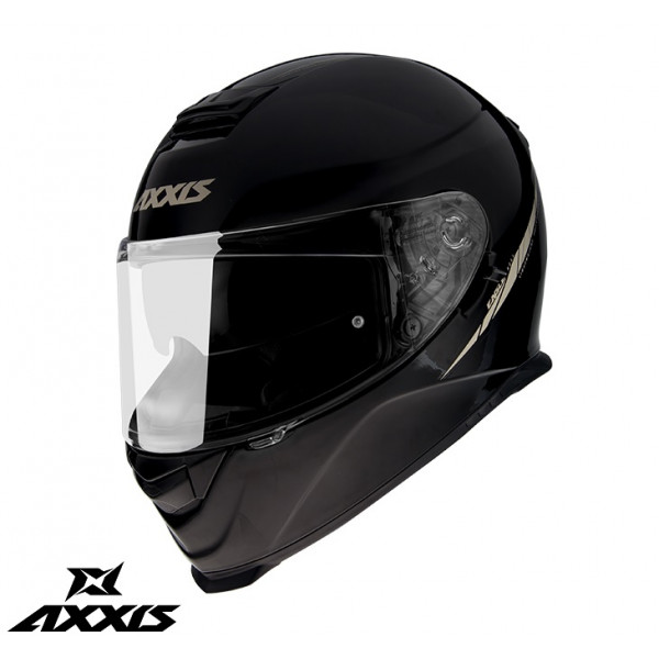 Casca integrala Axxis model Eagle SV A1 negru lucios (ochelari soare integrati) [1]