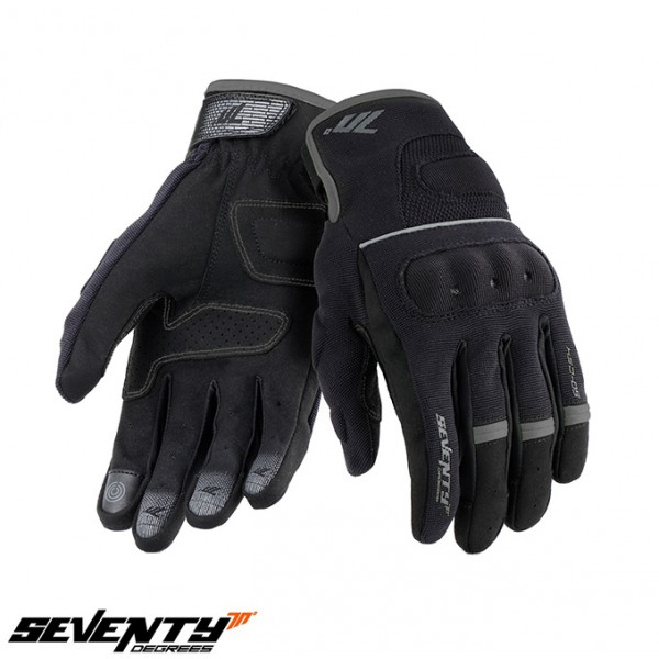 Manusi femei Urban vara Seventy model SD-C56 negru/gri - degete tactile [1]