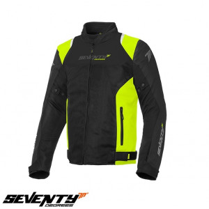 Geaca (jacheta) barbati Racing vara Seventy model SD-JR48 culoare: negru/galben fluor