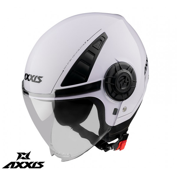 Casca Axxis model Metro A0 alb lucios (open face) - tip viziera: MT-V-26B [1]