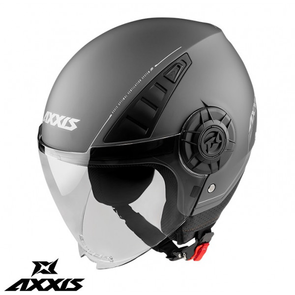 Casca Axxis model Metro A2 titanium mat (open face) - tip viziera: MT-V-26B [1]