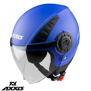 Casca Axxis model Metro A7 albastru mat (open face) - tip viziera: MT-V-26B Casca Axxis model Metro A7 albastru mat (open face) - tip viziera: MT-V-26B