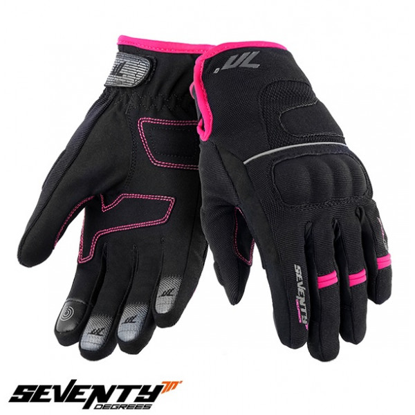 Manusi femei Touring iarna Seventy model SD-C45 negru/roz– WinterTex [1]