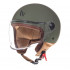 Casca MT Street A6 verde mat (open face) [2]