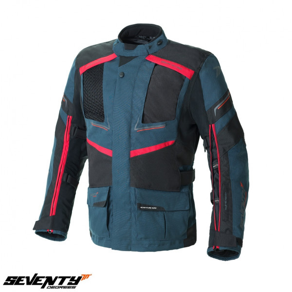 Geaca (jacheta) barbati Urban/Touring Seventy iarna model SD-JT81 Navy culoare: albastru/negru/rosu [1]