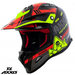 Casca off road Axxis model MX-Kids Wolverine B5 rosu lucios - de copii Casca off road Axxis model MX-Kids Wolverine B5 rosu lucios - de copii