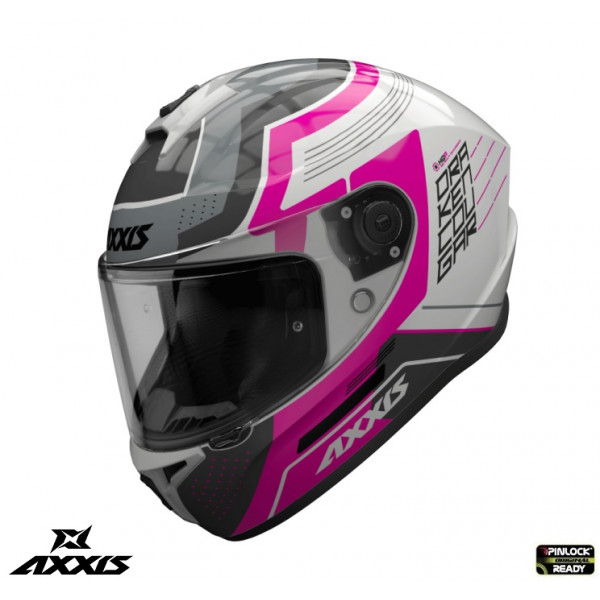 Casca integrala Axxis model Draken S Cougar A8 roz lucios - tip viziera: MT-V-18C [1]