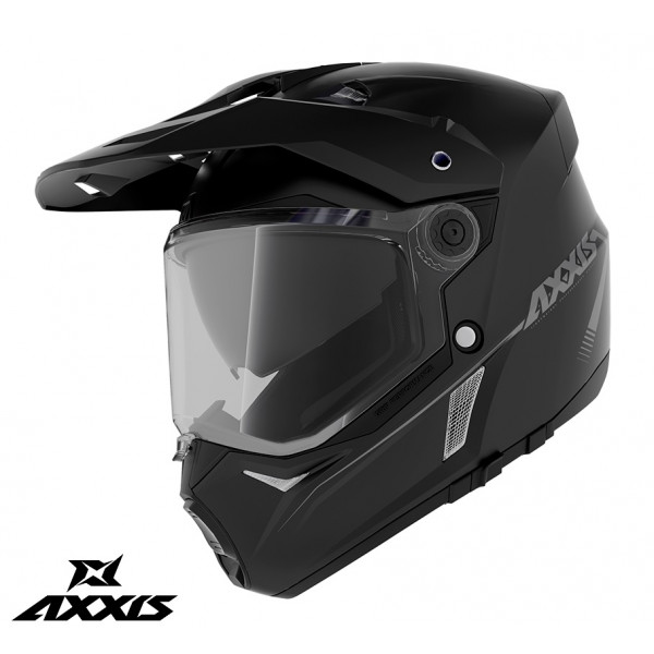 Casca adventure/touring/off road Axxis model Wolf DS A1 negru mat – tip viziera: MT-V-20 [1]
