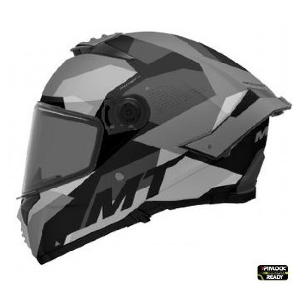 Casca integrala MT Thunder 4 SV Fade B2 gri lucios (ochelari soare integrati) - tip viziera MT-V-28B [1]