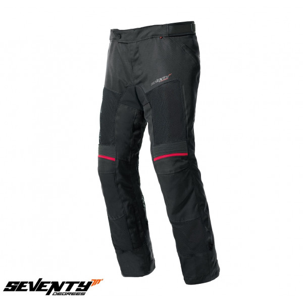 Pantaloni moto Touring unisex Seventy vara model SD-PT22 culoare: negru [1]