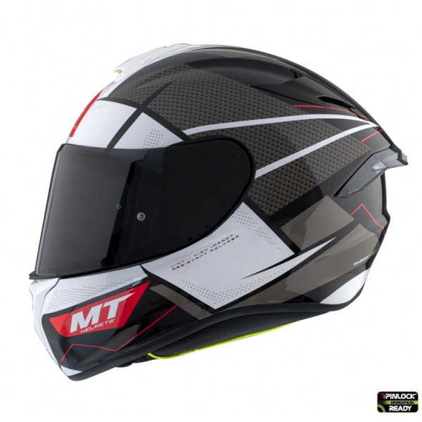 Casca integrala MT Targo Pro Podium B0 alb lucios – tip MT-V-14 [1]
