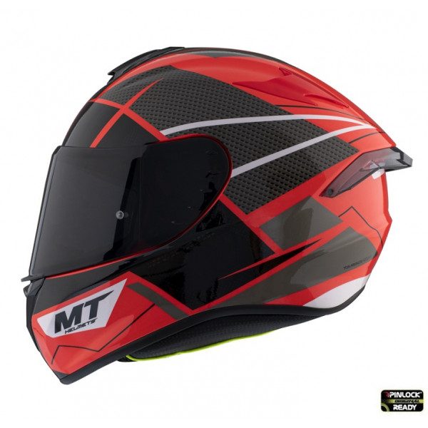 Casca integrala MT Targo Pro Podium D5 rosu lucios – tip MT-V-14 [1]