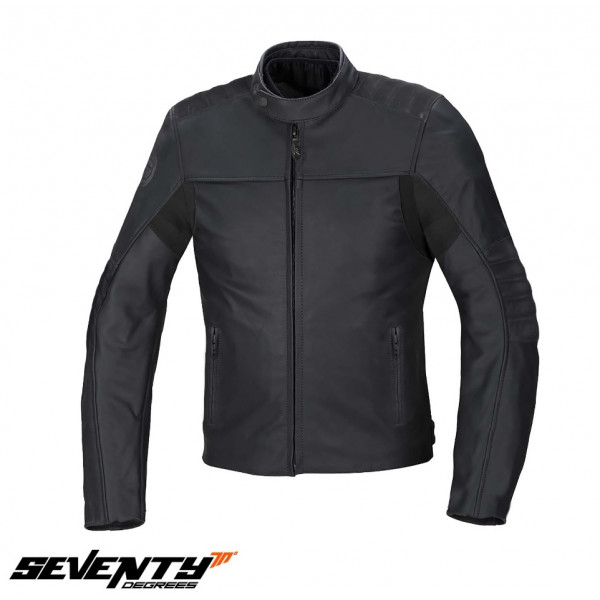 Geaca (jacheta) barbati piele Urban Seventy vara/iarna model SD-JL1 culoare: negru [1]
