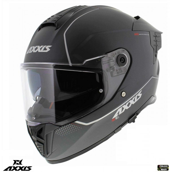 Casca integrala Axxis Hawk SV A2 titanium mat (ochelari soare integrati) - tip viziera: MT-V-31 [1]