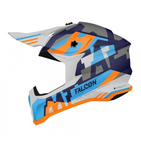 Casca off road MT Falcon Arya A7 albastru lucios [1]
