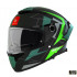 Casca integrala MT Thunder 4 SV Mountain B6 verde mat (ochelari soare integrati) - tip viziera MT-V-28B [2]