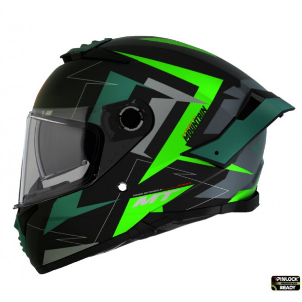 Casca integrala MT Thunder 4 SV Mountain B6 verde mat (ochelari soare integrati) - tip viziera MT-V-28B [1]
