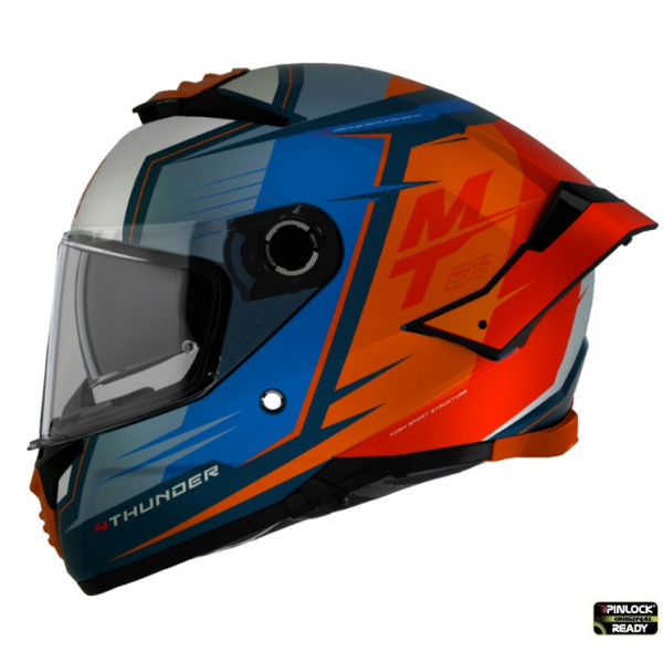 Casca integrala MT Thunder 4 SV Pental B4 portocaliu mat (ochelari soare integrati) - tip viziera MT-V-28B [1]