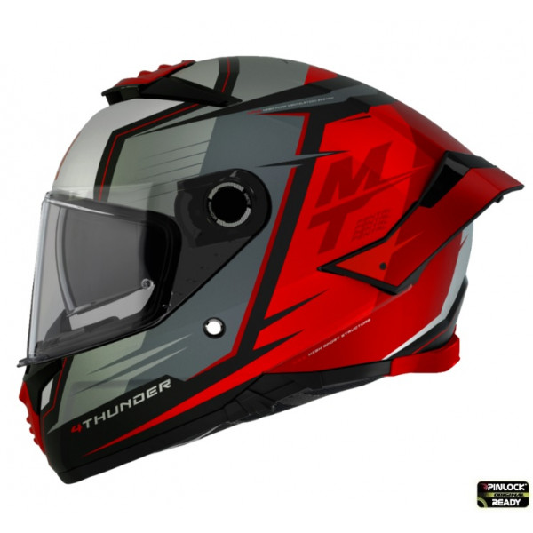 Casca integrala MT Thunder 4 SV Pental B5 rosu mat (ochelari soare integrati) - tip viziera MT-V-28B [1]