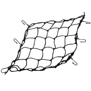 Plasa elastica bagaje motocicleta 38x38cm – culoare: negru