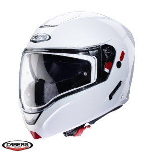 Casca modulabila (flip-up) Caberg model Horus X alb metalic lucios Pinlock ready - lentila Pinlock inclusa Casca modulabila (flip-up) Caberg model Horus X alb metalic lucios Pinlock ready - lentila Pinlock inclusa