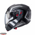 Casca modulabila (flip-up) Caberg model Horus X Road M4 negru/gun metal (titanium)/alb mat Pinlock ready - lentila Pinlock inclusa [3]