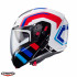 Casca modulabila (flip-up) Caberg model Horus X Road M6 alb/rosu/albastru lucios Pinlock ready - lentila Pinlock inclusa [3]
