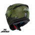 Casca Axxis model Hunter SV Toxic C6 verde mat mat (ochelari soare integrati) - masca (protectie) barbie si cozoroc detasabile [3]
