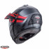 Casca modulabila (flip-up)/adventure Caberg model Tourmax X SV Sarabe L2 gun metal (titanium)/negru/rosu mat Pinlock ready - lentila Pinlock inclusa [4]
