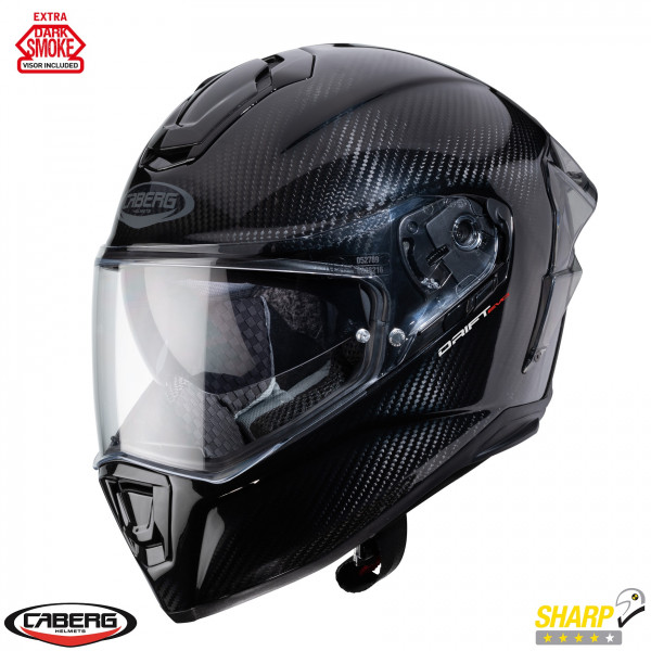 Casca integrala Caberg model Drift Evo Carbon Pro Pinlock ready - lentila Pinlock + viziera fumurie incluse [1]