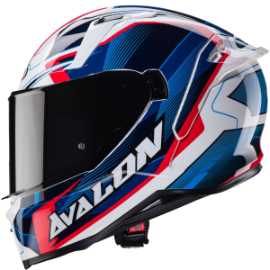 Casca integrala Caberg model Avalon X SV Optic D6 alb/albastru/rosu lucios Pinlock ready Casca integrala Caberg model Avalon X SV Optic D6 alb/albastru/rosu lucios Pinlock ready