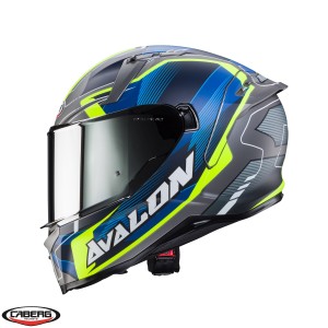 Casca integrala Caberg model Avalon X SV Optic L8 gri/albastru/galben fluor mat Pinlock ready Casca integrala Caberg model Avalon X SV Optic L8 gri/albastru/galben fluor mat Pinlock ready