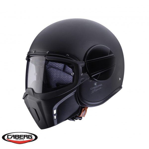 Casca Caberg model Ghost negru mat - fibra de sticla [1]